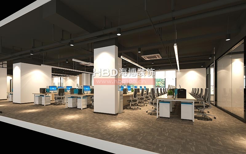 洪森科技辦公室裝修案例 開(kāi)放辦公區(qū) 洪森科技辦公室裝修案例 開(kāi)放辦公區(qū)