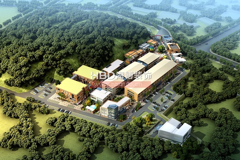 奧體創意園產業園設計 外觀鳥瞰圖設計 日景 奧體創意園產業園設計 外觀鳥瞰圖設計 日景