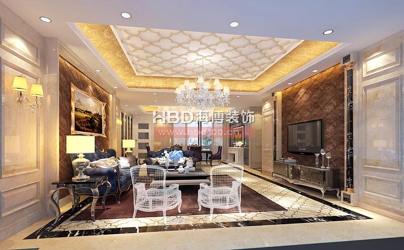 歐式別墅裝修,客廳設計效果圖.jpg 歐式別墅裝修,客廳設計效果圖.jpg