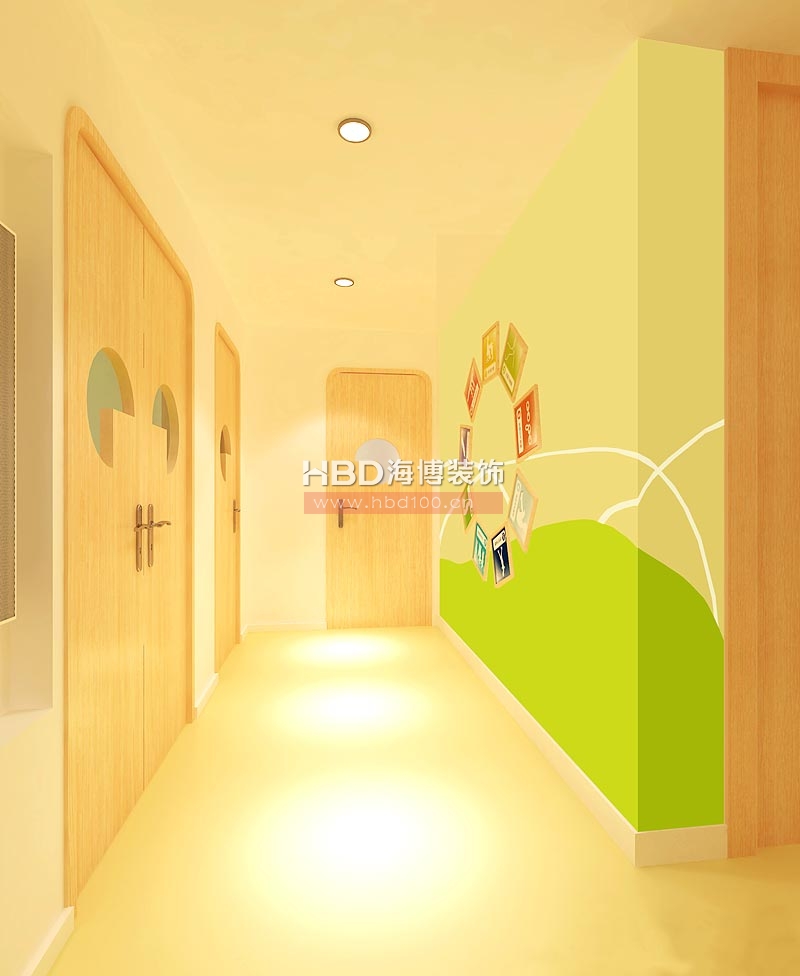 捷愛兒培訓中心修設(shè)計 走道