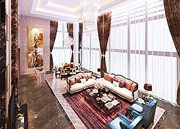 簽約花都玖瓏湖山頂別墅裝修設(shè)計項目