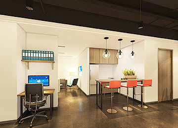 智慧神州信息技術公司休閑區設計裝修 智慧神州信息技術公司休閑區設計裝修