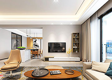 現(xiàn)代簡約風格家裝住宅裝修設(shè)計 亞運城天薈